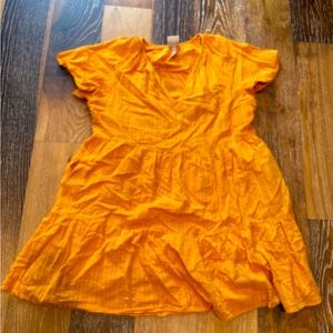 Cute Baby Doll dress Yellow Gold